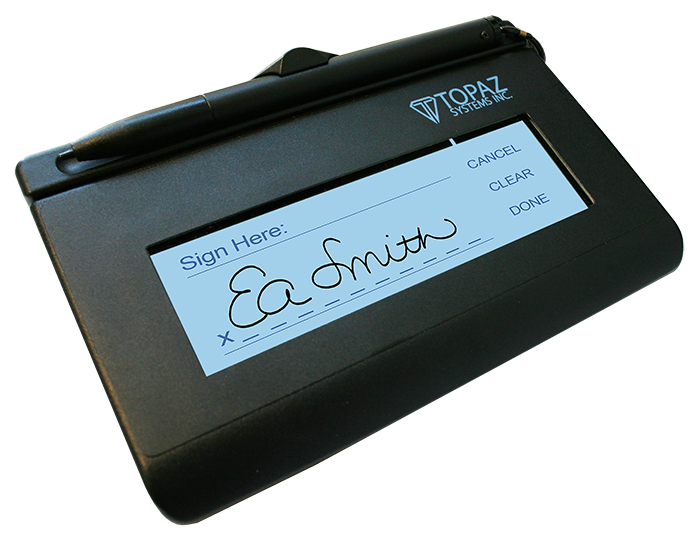 Topaz Signature Pad Tanda Tangan Elektronik sistemAkses